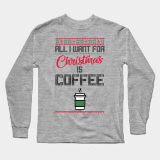 Christmas Coffee Long Sleeve T-Shirt